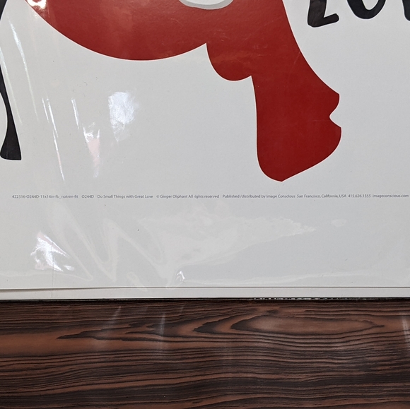 Do Small Things With Great Love, Ginger Oliphant Art Print, 12x18, AGO Ontario - Picture 4 of 6